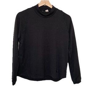 INSPORT Polartec Style Black Base Layer Pullover Thermal Shirt Womens Medium